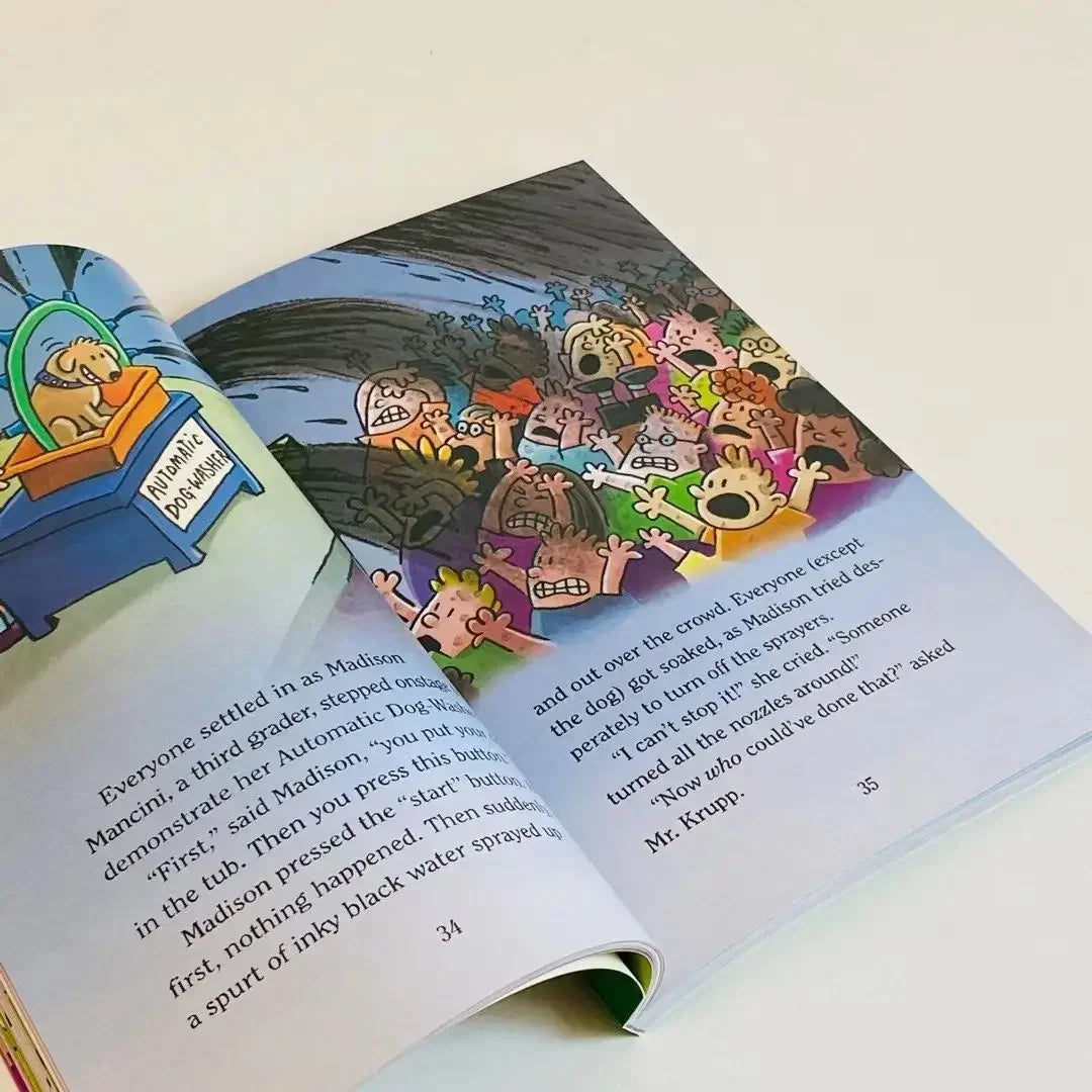 12 Volumes Captain Underpants Superman Reading Edition Color Paperback Children English Books for Kid Libreria