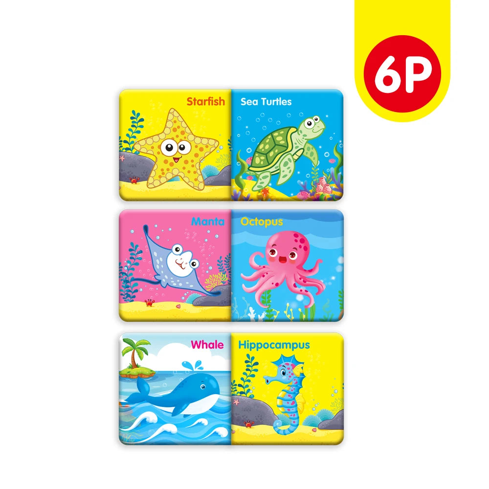 Baby Bath Book Cognitive Early Education Books Unbreakable Children's Enlightenment Object Recognition Educational ToyStory Gift