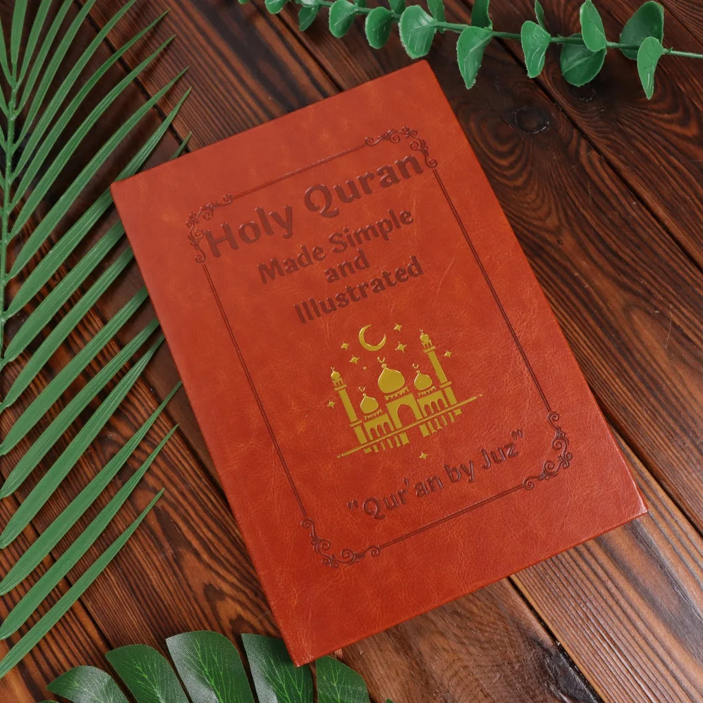 Quran Made Simple: Beginner-Friendly Study Guide with Illustrated Tafsir, Easy Explanations & Full Summary, Ramadan or Eid Gift
