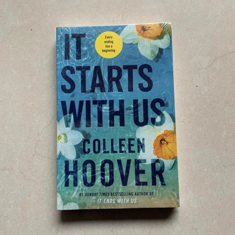 It Starts with Us By Colleen Hoover/It Ends with Us Novels Book In English #1 Sunday Times Bestselling Paperback
