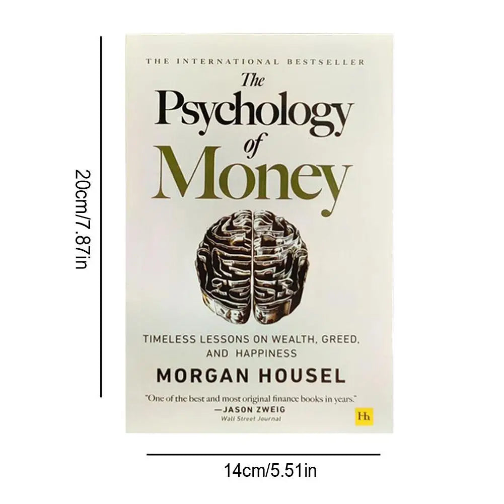 The Psychology of Money Books for Adults, Timeless Lessons on Wealth, Greed, Happiness, Business, Books