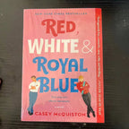 1 Book Red, White & Royal Blue By Casey McQuiston Paperback The Bestseller Book
