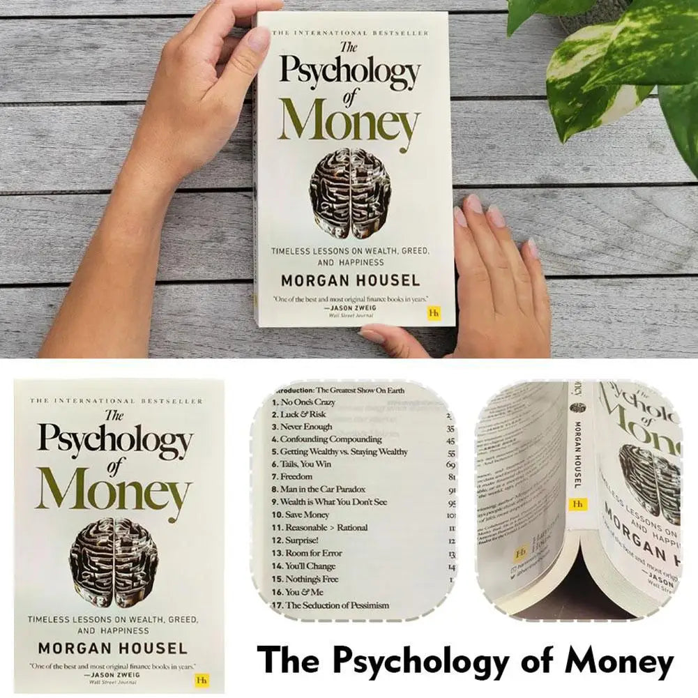 The Psychology of Money Books for Adults, Timeless Lessons on Wealth, Greed, Happiness, Business, Books
