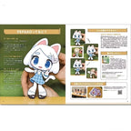 Cute Girl Paper Puppet PEPAKO Set 1 Books Cartoon Manga Book Official Art Formula Set Creative Handmade Japanese Edition