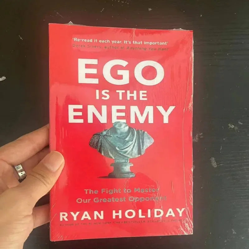 Self Is The Enemy By Ryan Holiday Paperback Novel #1 New York Times Bestseller. Philosophy Book Libreria Libro BooksEnglishBooks