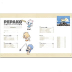 Cute Girl Paper Puppet PEPAKO Set 1 Books Cartoon Manga Book Official Art Formula Set Creative Handmade Japanese Edition