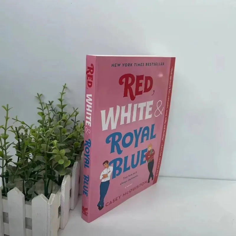1 Book Red, White & Royal Blue By Casey McQuiston Paperback The Bestseller Book