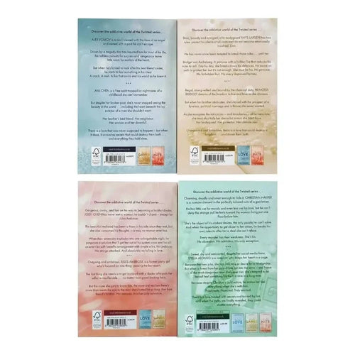 4 Books/Set Twisted Series By Ana Huang Books Love /Games / Hate /Lies Paperback English Novel Book