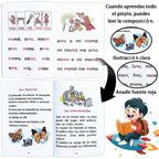 Hot Sale Spanish Phonetic Learning Book Nuevo Mi Jardín 112 Pages Kids Education Textbook For Children Spanish Study Material