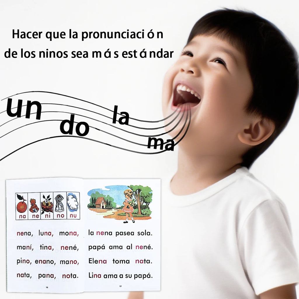 Hot Sale Spanish Phonetic Learning Book Nuevo Mi Jardín 112 Pages Kids Education Textbook For Children Spanish Study Material