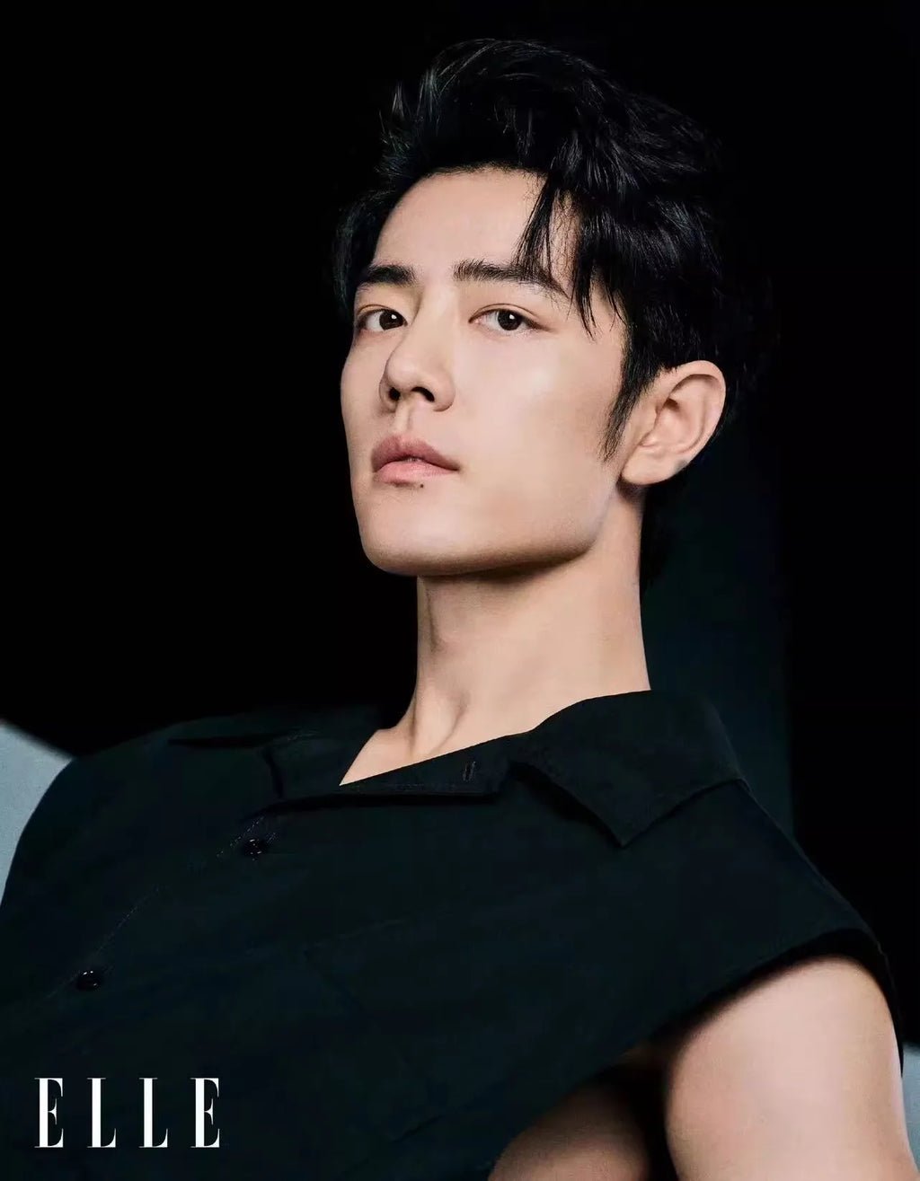 2024/09 Issue Xiao Zhan ELLE Magazine Double Cover Include Inner Page Photo Album Art Collection Book