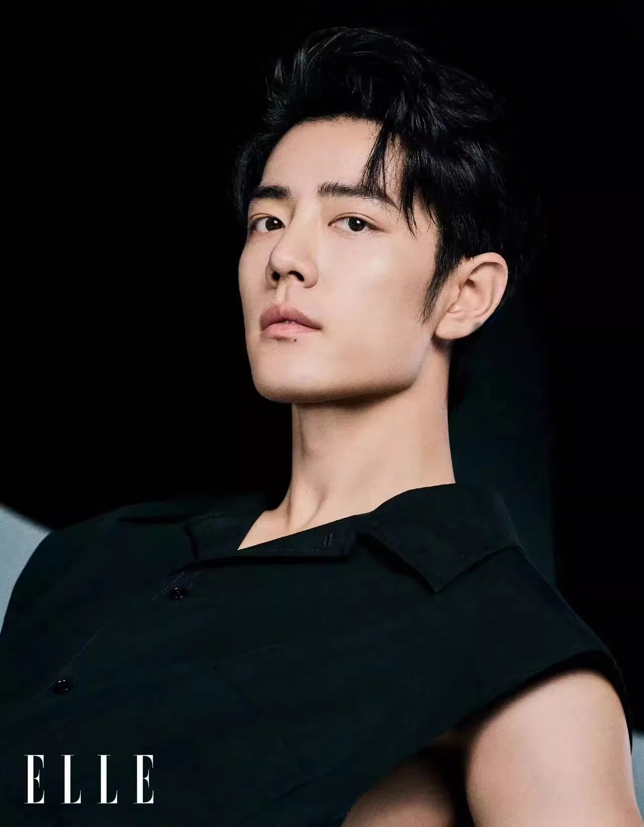 2024/09 Issue Xiao Zhan ELLE Magazine Double Cover Include Inner Page Photo Album Art Collection Book