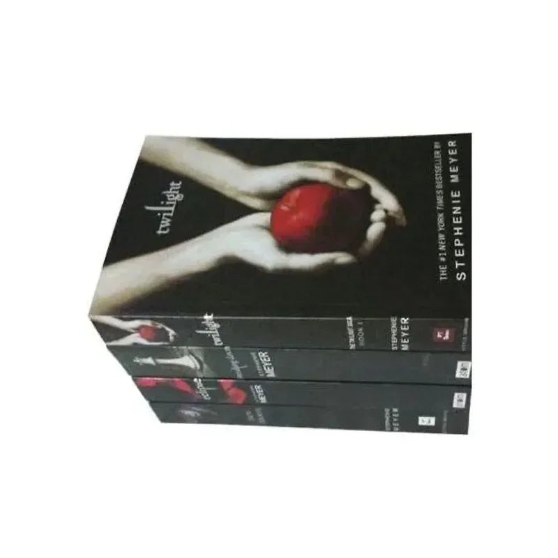 The Twilight Saga Volume 1-4 English Novels Complete Set/Books By Stephenie Morgan Meyer/Twilight/New Moon/Eclipse/Breaking Dawn