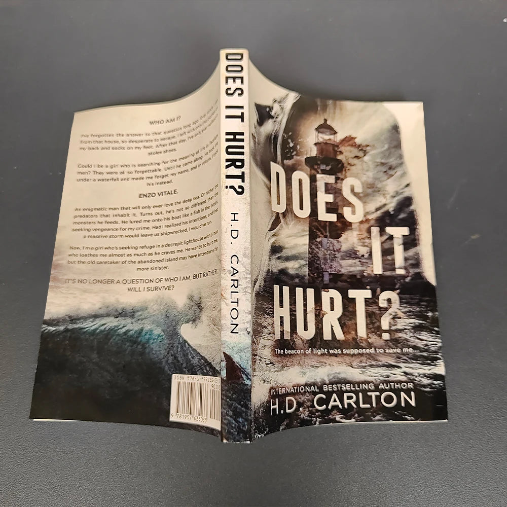 1 book DOES IT HURT Paperback Novel English book