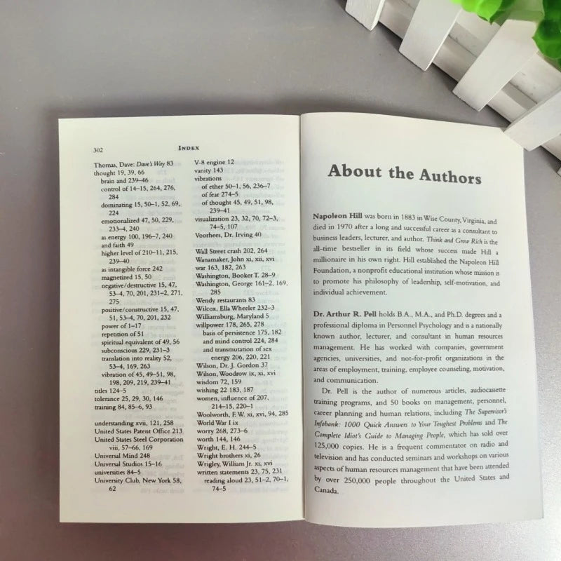Think and Grow Rich By Napoleon Hill The Landmark Bestseller Now Revised and Updated for The 21st Century Book Book