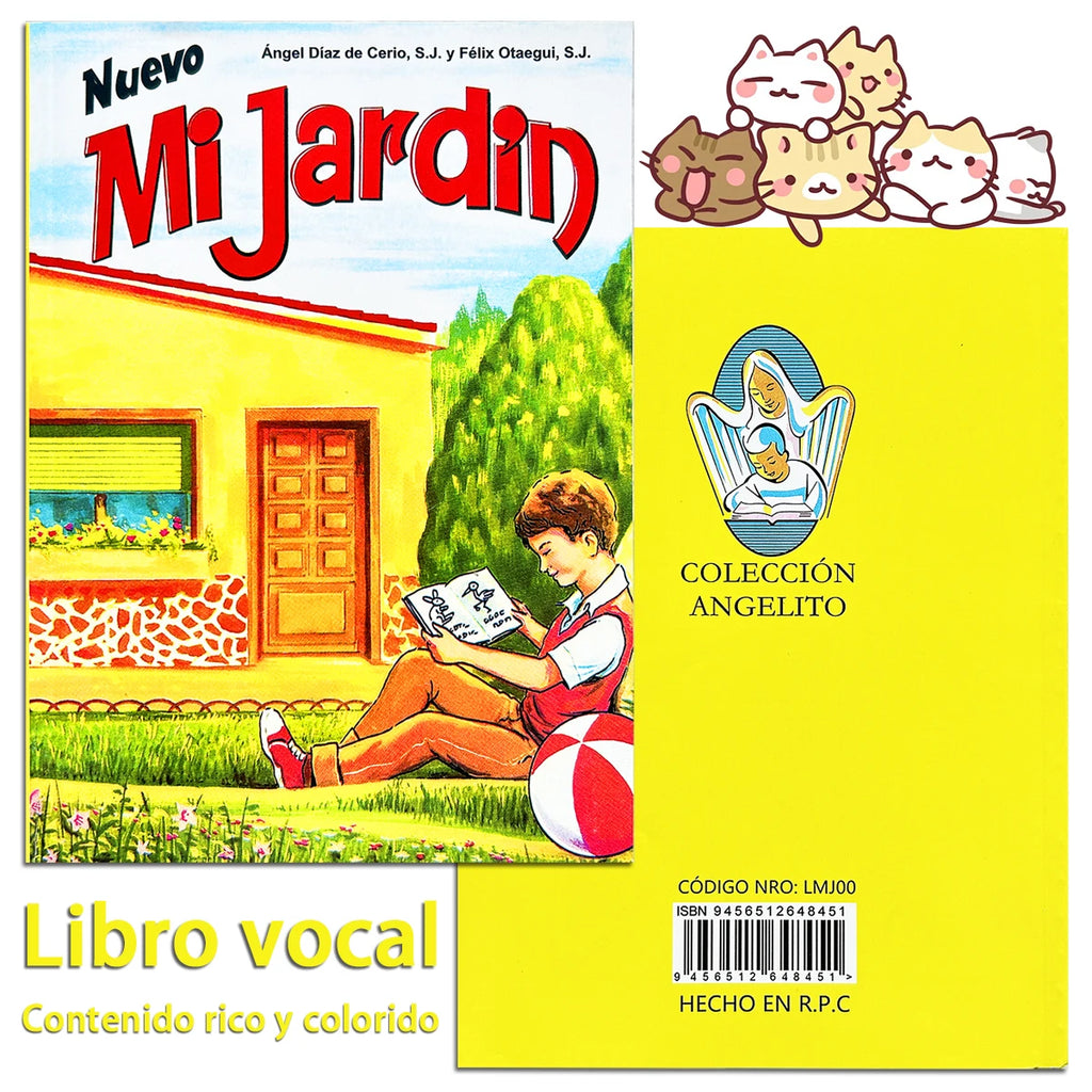 Hot Sale Spanish Phonetic Learning Book Nuevo Mi Jardín 112 Pages Kids Education Textbook For Children Spanish Study Material
