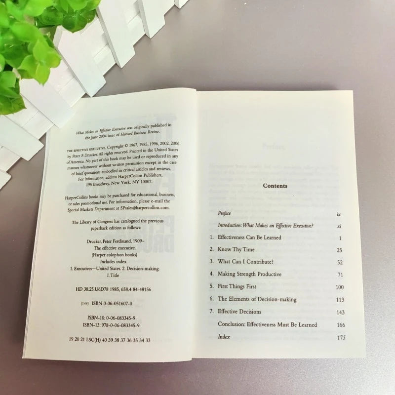 The Effective Executive by Peter Drucker - Definitive Guide to Getting the Right Things Done Business Management Book English