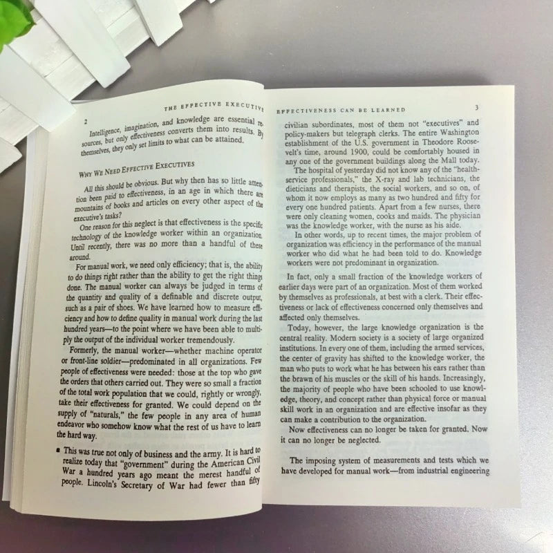 The Effective Executive by Peter Drucker - Definitive Guide to Getting the Right Things Done Business Management Book English