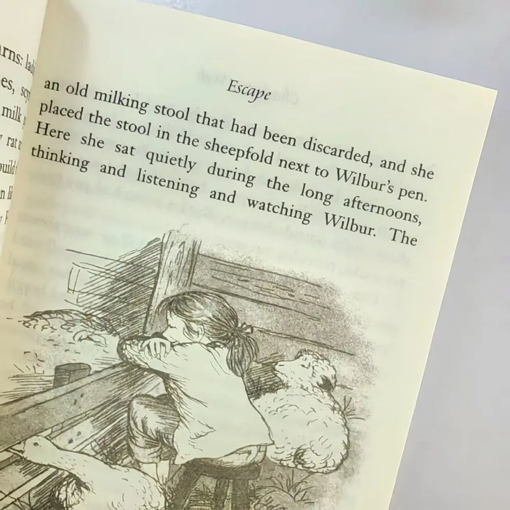 Charlotte's Web Newbery English Version Novel Story Book Tale Fiction