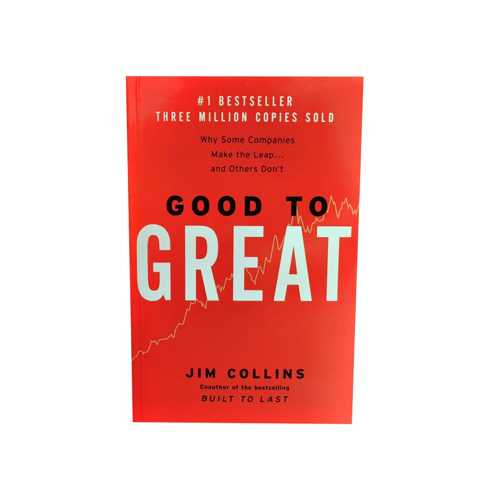 Good To Great by Jim Collins - Business Strategies Leadership Success Paperback Book