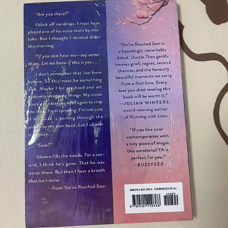 You've Reached Sam By Dustin Thao A Novel New York Times Bestseller Story Book