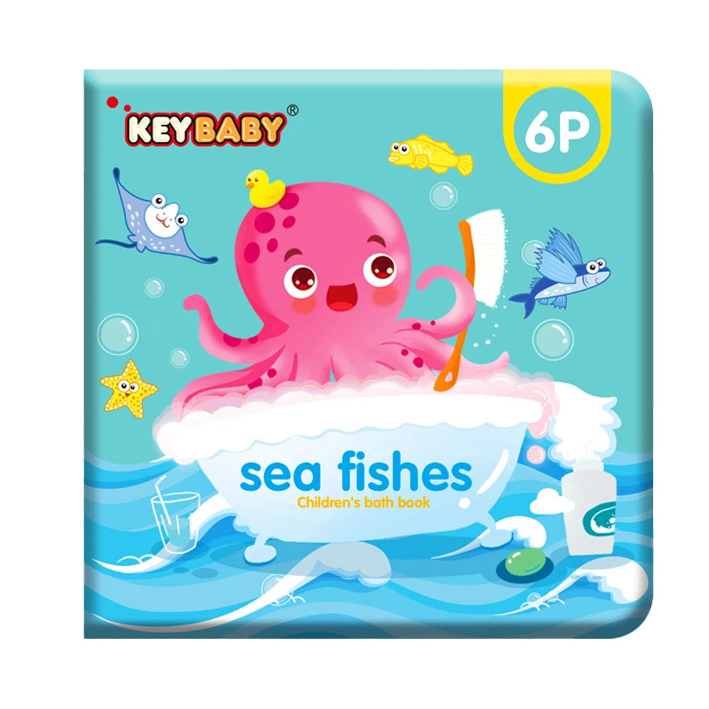 Baby Bath Book Cognitive Early Education Books Unbreakable Children's Enlightenment Object Recognition Educational ToyStory Gift
