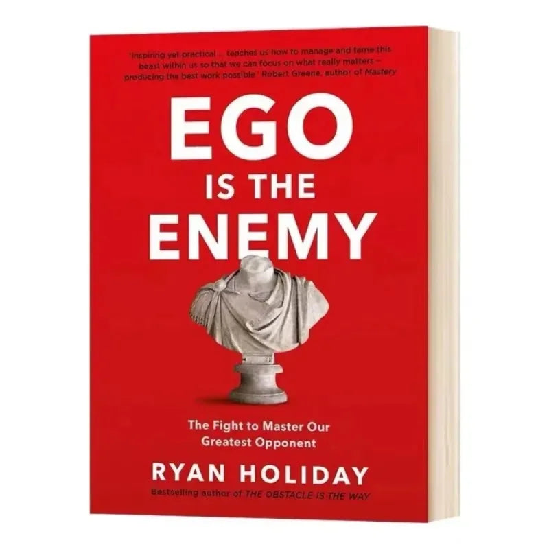 Self Is The Enemy By Ryan Holiday Paperback Novel #1 New York Times Bestseller. Philosophy Book Libreria Libro BooksEnglishBooks