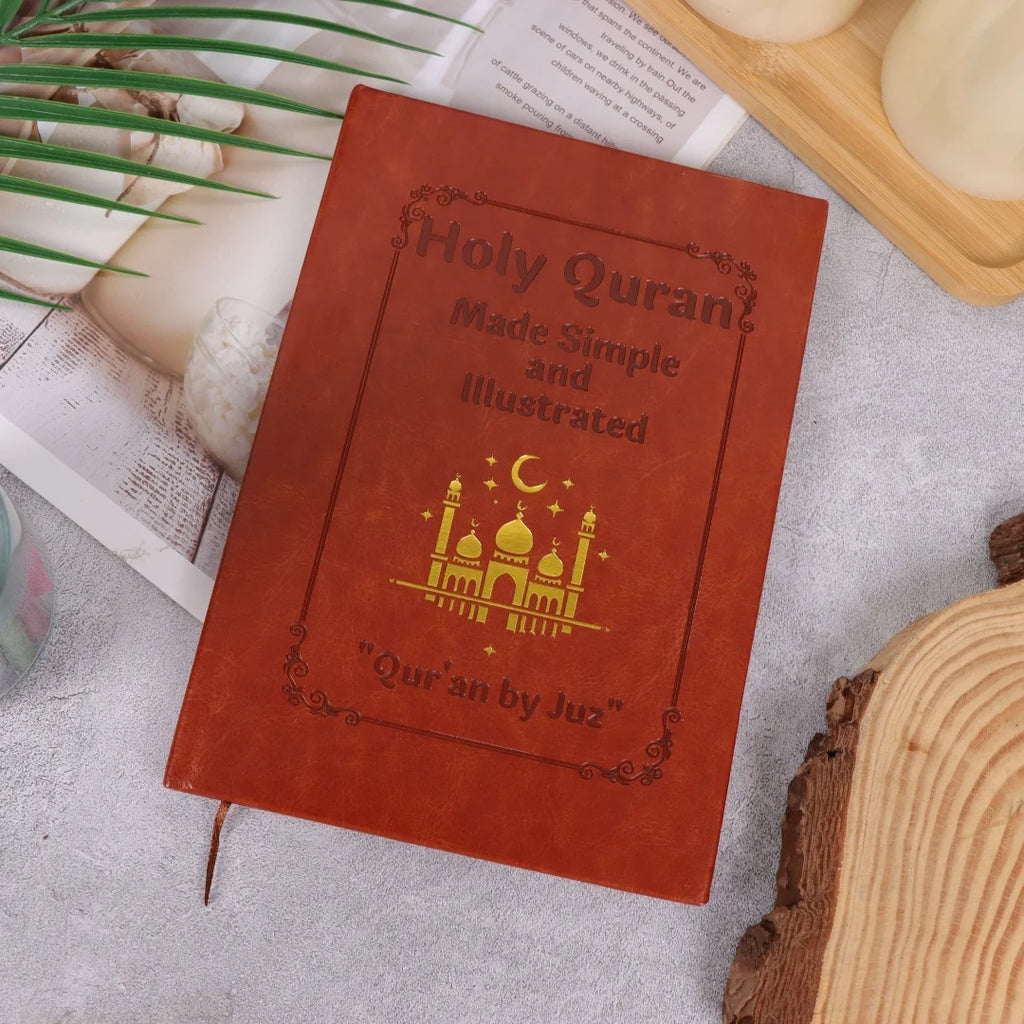 Quran Made Simple: Beginner-Friendly Study Guide with Illustrated Tafsir, Easy Explanations & Full Summary, Ramadan or Eid Gift