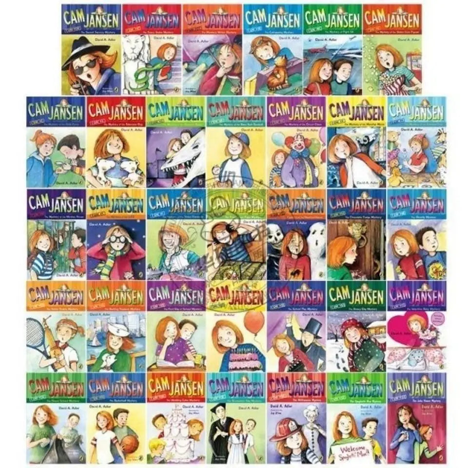 Detective Stories 1-34 volumes English Cam Jansen Teenage Detective Jensen Junior Bridge Chapter book