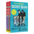 6 Books Enid Blyton The Secret Seven Adventure Detective Short Fiction Novel English Story Children's Literature