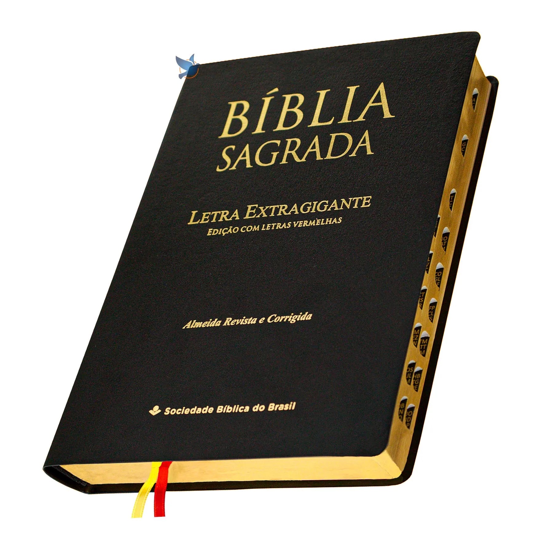 Holy Bible Extragigant Letter João Ferreira de Almeida ARC Almeida Corrected Magazine Side Index Color Black