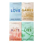 4 Books/Set Twisted Series By Ana Huang Books Love /Games / Hate /Lies Paperback English Novel Book