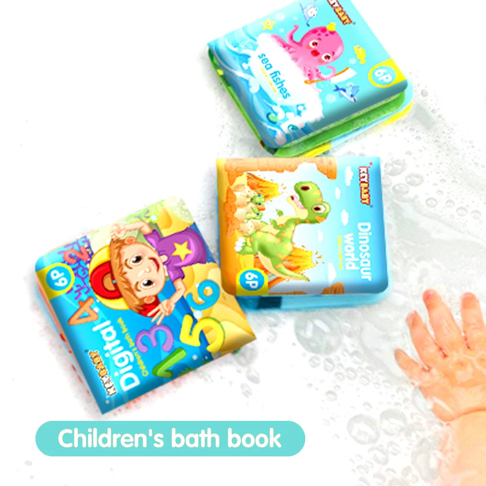 Baby Bath Book Cognitive Early Education Books Unbreakable Children's Enlightenment Object Recognition Educational ToyStory Gift