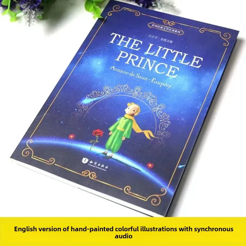 The Little Prince Color Illustration English Original Novel Reading Classic World Famous Books English Literature Original Book