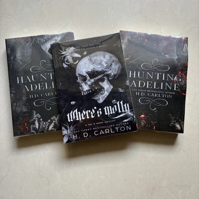 Hunting Adeline by H. D. Carlton Where's Molly A Cat and Mouse Duet Paperback Book in English