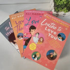 4 Books/set  By Ali Hazelwood The Love Hypothesis/Love on The Brain/Loathe to Love You /Love, Theoretically Novel English Book